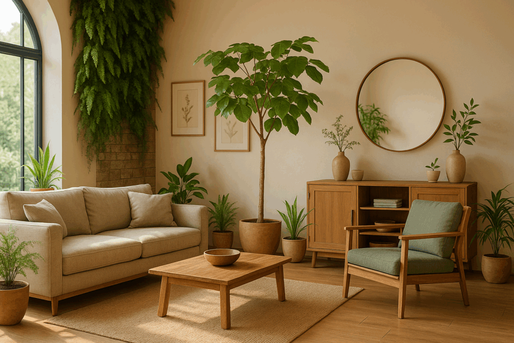 In our exploration of how home environments affect wellbeing, one powerful design approach stands out for its profound impact on human health: biophilic design. While our main guide discussed how overall home design influences physical and mental wellbeing, this focused article examines the specific benefits of incorporating nature into indoor spaces. Biophilic design—the practice of connecting people with natural elements in built environments—taps into our innate affinity for nature and delivers measurable health benefits that go far beyond aesthetic appeal.