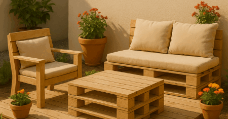 π οΈDIY Simple Pallet Deck and Furniture Ideas for Small Backyards