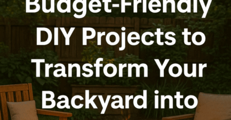 10 Budget- Friendly DIY Projects
