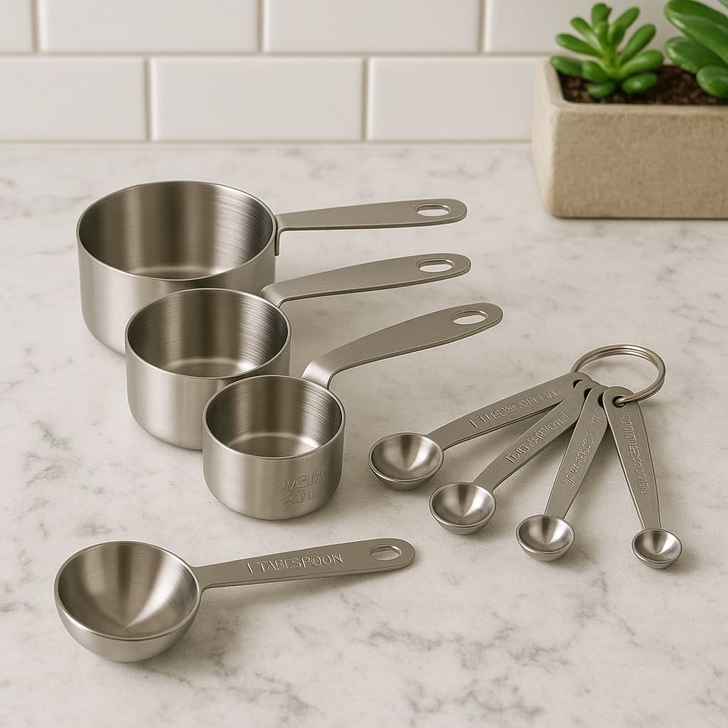 measuring spoons and cups