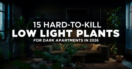 15 Hard-to-Kill Low Light Plants for Dark Apartments in 2026 (The Ultimate Guide)